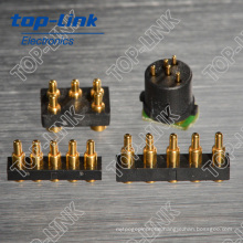 5pin Brass Pogo Pin Connector with Heavy Current-Load, Low Profit
